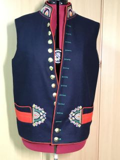 Vyšívaná pánská vesta-Dolní Chodsko-(PS)