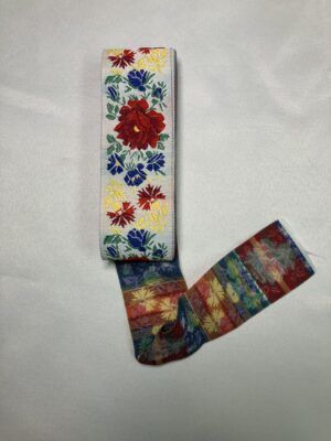 Stuha krojová-barva bílá šíře 5 cm